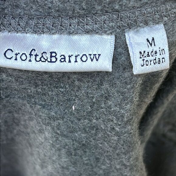 Croft & Barrow Embroidered Cardinal Zip Jacket Cardigan | Size Medium 🌸 - Picture 6 of 8